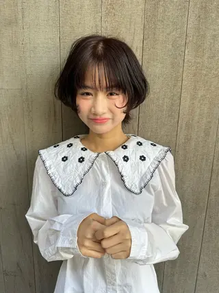 ショート 似合わせレイヤー 海外風レイヤーmioのヘアスタイル