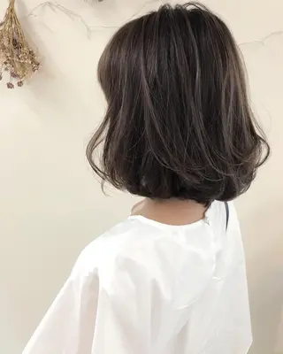 ミディアム カラー タナカ タクヤのヘアスタイル