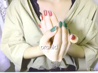 ネイル orchid ♡オーキッドのネイルデザイン
