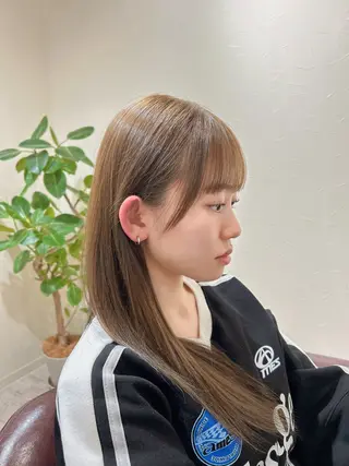 ミディアム 鈴木 悠孝のヘアスタイル