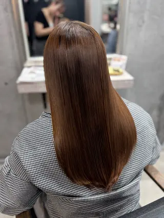 ロング カット、縮毛矯正 モデル募集🎀あゆみのヘアスタイル