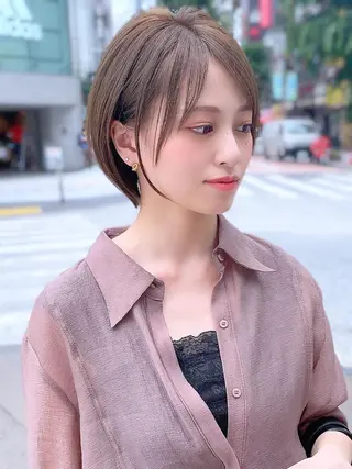 ショート カラー ショート、ボブの神✨ 峯朋也✂︎✨のヘアスタイル