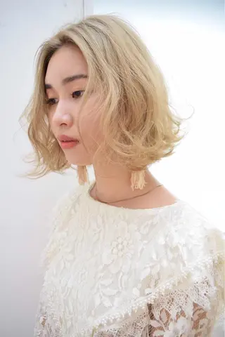 ミディアム カラー パーマ ヘアアレンジ メンズ キッズ ネイル マツエク・マツパ EnBlesS西宮 マンツーマン神道有基のヘアスタイル