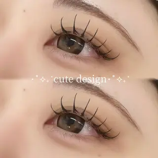 マツエク・マツパ しみず🌙💭 ぱっちり束感/横浜のマツエク・マツパデザイン