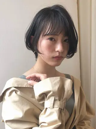 ショート カラー ヘアアレンジ マツエク・マツパ 透明感カラー🫧ヘア セット🫧松本菜月の眉毛・アイブロウイメージ