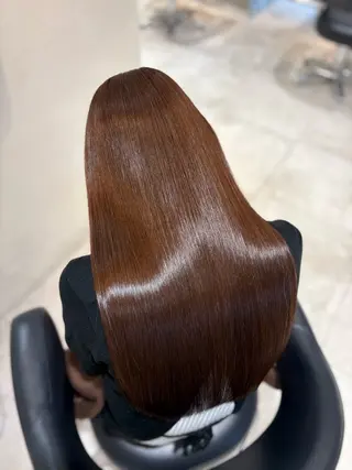 ロング 🍀失敗しない 縮毛矯正熊谷竜馬🍀のヘアスタイル