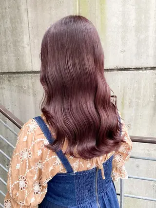 セミロング カラー ness🎖️ カミカリスマ受賞のヘアスタイル