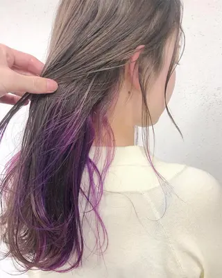 ロング カラー ヘアアレンジ 【池袋/スパイキー ショート】ⓝⓘⓜⓤのヘアスタイル