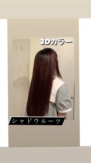 ロング カラー 透明感カラー/ブリー チ無し/瀧田恭平のヘアスタイル
