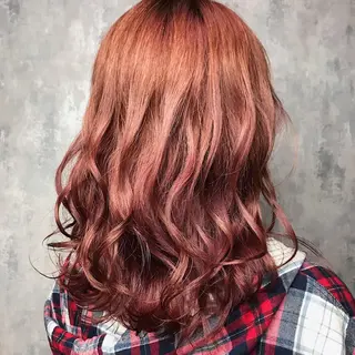 セミロング カラー ヘアアレンジ Zina渋谷エリア マネージャShionのヘアスタイル