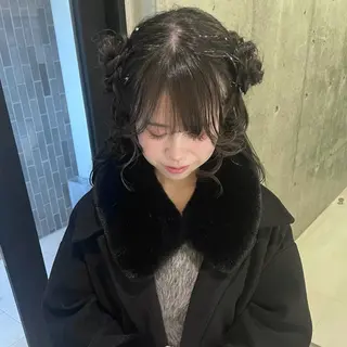 ロング ヘアアレンジ 広香🪽ハイトーン/ レイヤー/ヘアセットのヘアスタイル