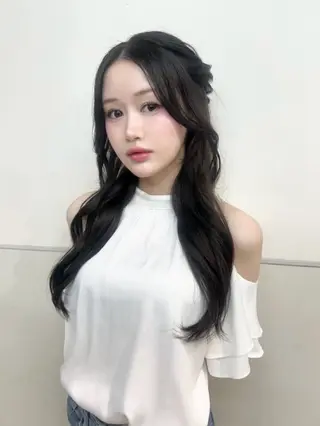 ロング ヘアアレンジ 渋谷美容師 mocha(モカ)のヘアスタイル