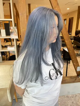 ロング カラー 髪質改善カラー🌈✨ 加藤 愛のヘアスタイル
