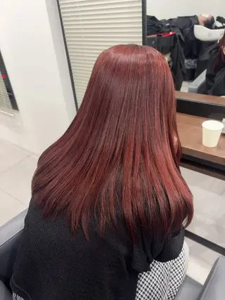 セミロング カラー 横浜美容師 みんちゃん🩷のヘアスタイル