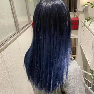 ロング カラー 韓国風・ブリーチなし ・あり後藤 一斗店長のヘアスタイル