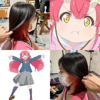 ミディアム 【清瀬】パサツキ 広がり改善川合剛史のヘアスタイル