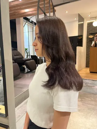 セミロング 森山 葵のヘアスタイル