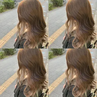 ミディアム ✨縮毛矯正✖︎顔周り レイヤー✨ナカムラのヘアスタイル
