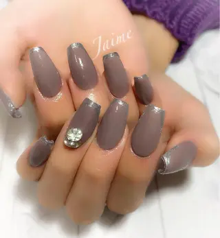 セミロング カラー ネイル Jaime Yuiのネイルデザイン