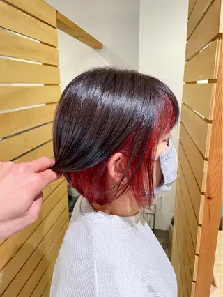 ショート カラー ✨髪質改善🎨 杉本賢人のヘアスタイル