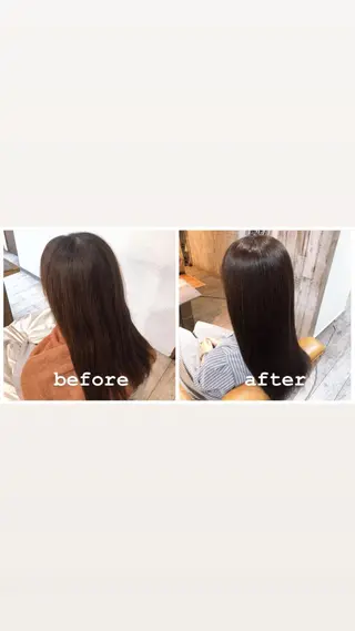 ロング カラー 中村 優志のヘアスタイル
