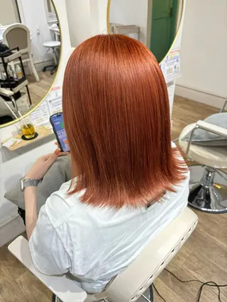 ミディアム カラー Risa🐈‍⬛/ グレージュ/透明感のヘアスタイル