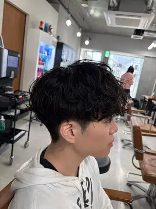 パーマ メンズ メンズパーマ特化 園田　楓莉のヘアスタイル