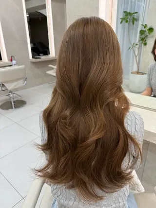 ロング カラー 名古屋/レイヤー 島原　由璃のヘアスタイル
