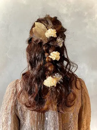 ロング 内田 遥香のヘアスタイル