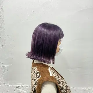 ミディアム カラー 🧡艶髪ちゅるん髪 🫧🧡YUKI❄️のヘアスタイル