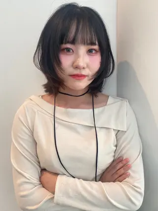 ミディアム カラー mai / linoah˚✧のヘアスタイル