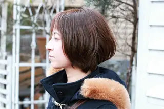 ショート カラー パーマ 髪質改善・縮毛矯正/ 下村陽平のヘアスタイル