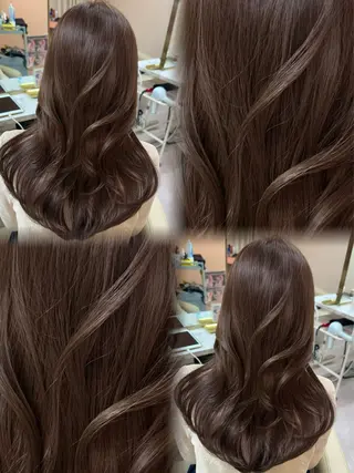 ロング カラー ♡韓国/レイヤー カット/Ayana♡のヘアスタイル