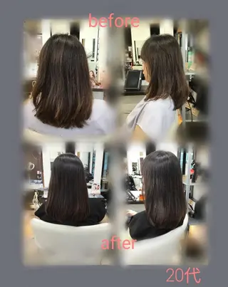 ミディアム 髪質改善専門店 Retaaanのヘアスタイル