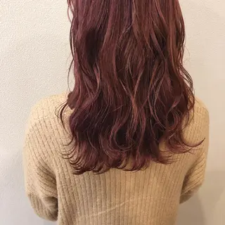 セミロング カラー 山口 浩之のヘアスタイル