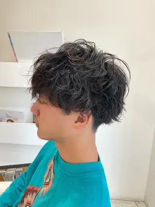 パーマ メンズ 稲村 直也のヘアスタイル