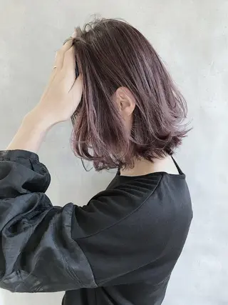 ショート カラー _WHITE 難波本店のヘアスタイル