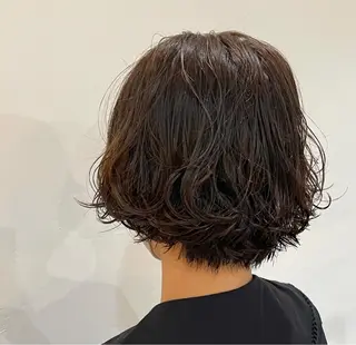 ショート パーマ sherry/R 三川町　川口真里奈のヘアスタイル