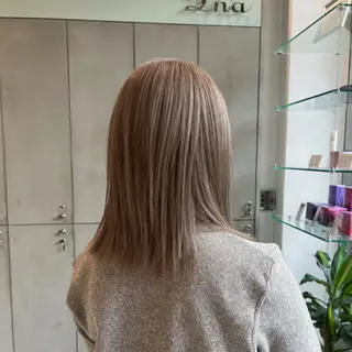 ミディアム カラー D'na所属・ベージュ🤎/韓国風 ヘア🇰🇷/さくらのヘアスタイル