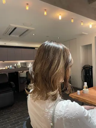 ミディアム 髪質改善✨高級カラー 野井琢生のヘアスタイル