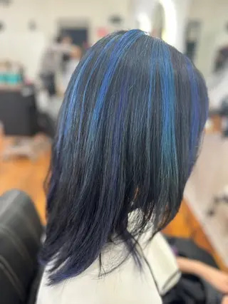 ミディアム カラー 一宮/縮毛矯正/ 内野優紀のヘアスタイル