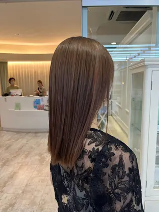 セミロング ベージュカラー/ いぢちるみのヘアスタイル