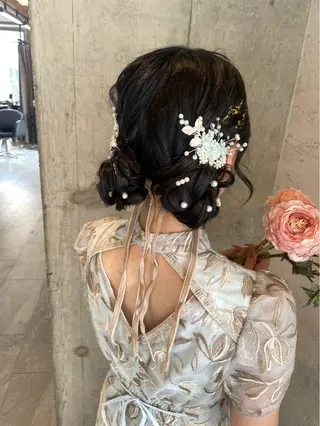 ロング ヘアアレンジ 美髪× ヘアセット✨Araiのヘアスタイル