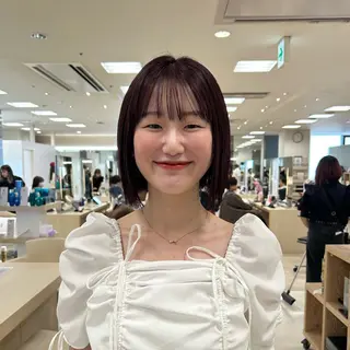 ショート カラー ヘアアレンジ/ベー ジュchiakiのヘアスタイル