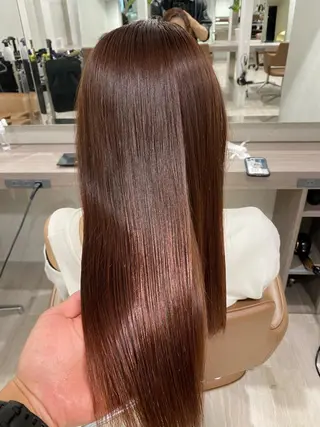 セミロング 【美髪矯正特化】 ズケヤマのヘアスタイル