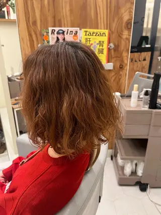 ショート パーマ 髪質改善/縮毛矯正 艶髪🔥高杉のヘアスタイル