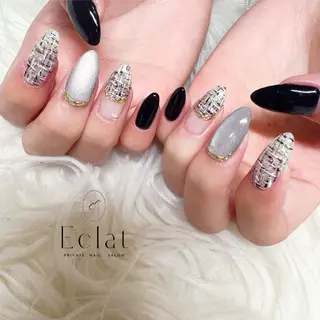 ロング eclat.nail エクラネイルのネイルデザイン
