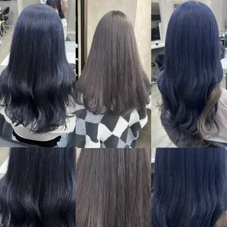 ロング 寒色＆ブリーチ特化 寒色MiOのヘアスタイル