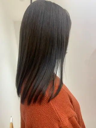 ミディアム カラー hub hair レイヤー/透明感のヘアスタイル