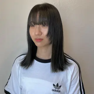 ミディアム カラー 伊藤ゆかり/髪質改善 /透明感カラーのヘアスタイル